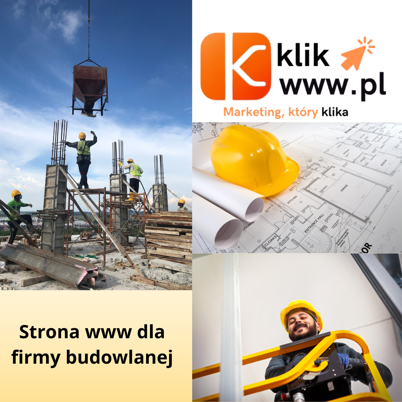 Strona www dla strona internetowa firmy budowlanej